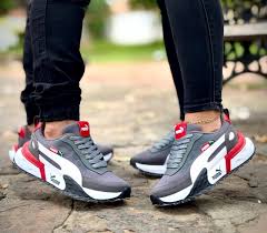 Tenis Puma Easy Rider Gris Rojo